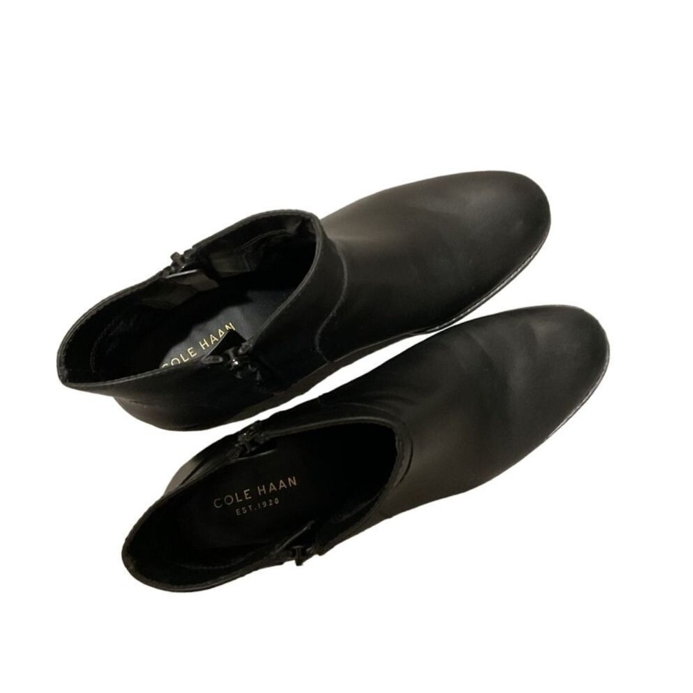 Cole Haan Lyla Black Bootie Boots EUC Size 7 - Picture 6 of 8